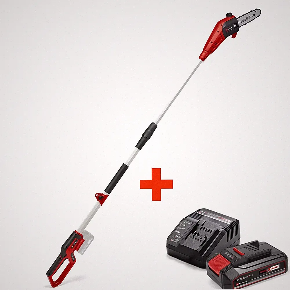 Einhell Akku-Hochentaster GC-LC 18/20 Li T-Solo + 2,5 Ah Akku Starter Kit