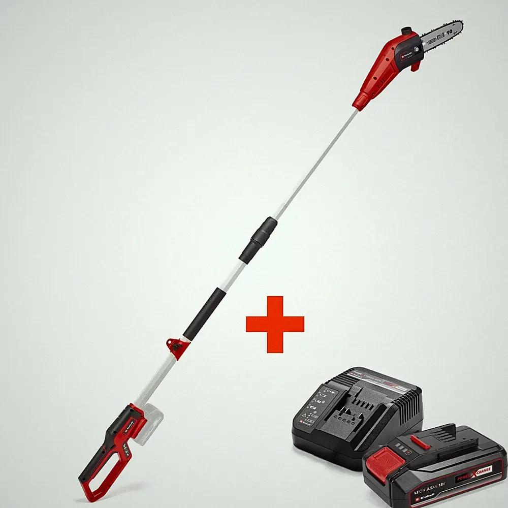 Einhell Akku-Hochentaster GC-LC 18/20 Li T-Solo + 2,5 Ah Akku Starter Kit