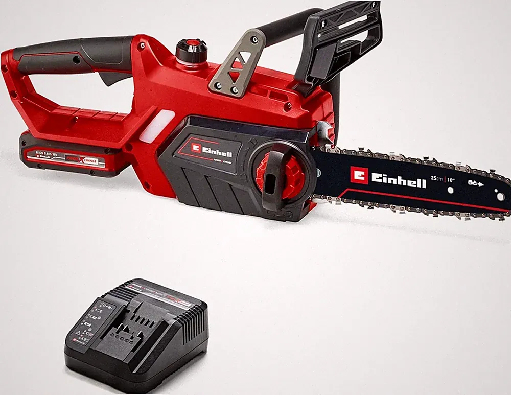 Einhell Akku Kettensäge GE-LC 18/25-1 Li Kit PXC 3,0Ah Akku Ladegerät 25cm