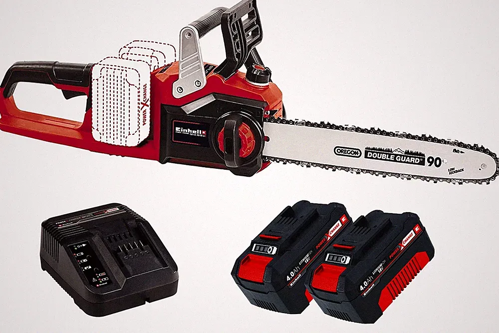Einhell GE-LC 36/35 Li-Solo Akku-Kettensäge + 2 x 4,0 Ah Akku + Ladegerät - NEU