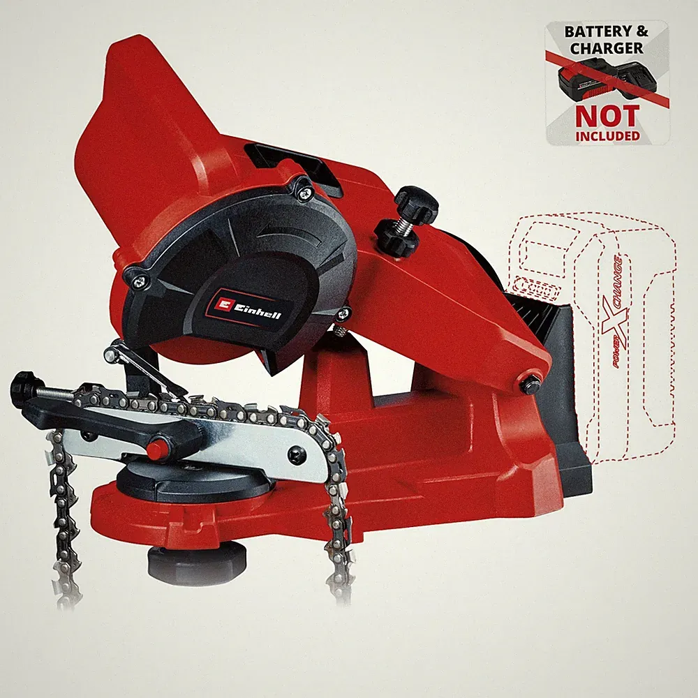 Einhell Power X-Change Akku-Sägekettenschärfgerät GE-CS 18 Li-Solo OVP lädier