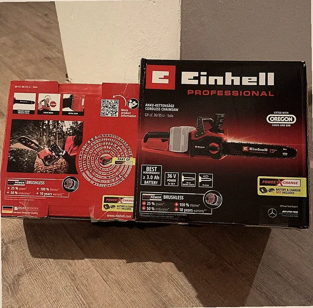 Einhell Professional Akku-Kettensäge GP-LC 36/35 Li Solo+2x4Ah Akku NEU OVP