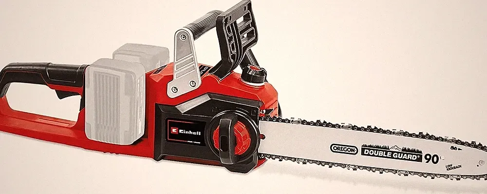 EINHELL Professional Akku-Kettensäge GP-LC 36/35 Li Solo 36Volt 2x18V 33 cm Schn