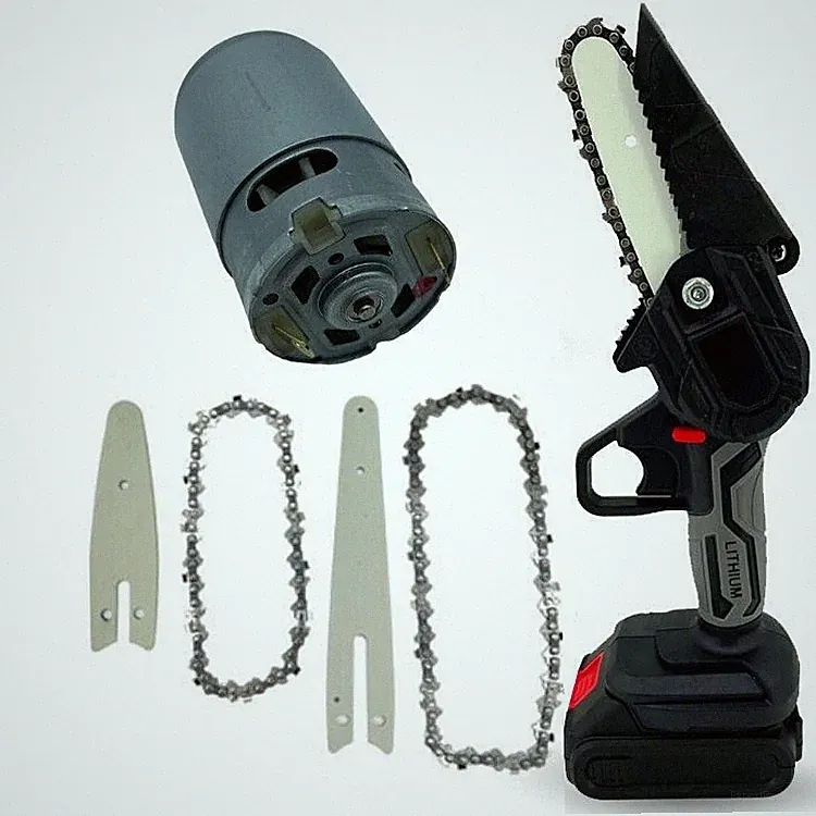 Ersatzteile Mini Akku-Motorsäge Elektro-Kettensäge Schneidemaschine 4" 6"...