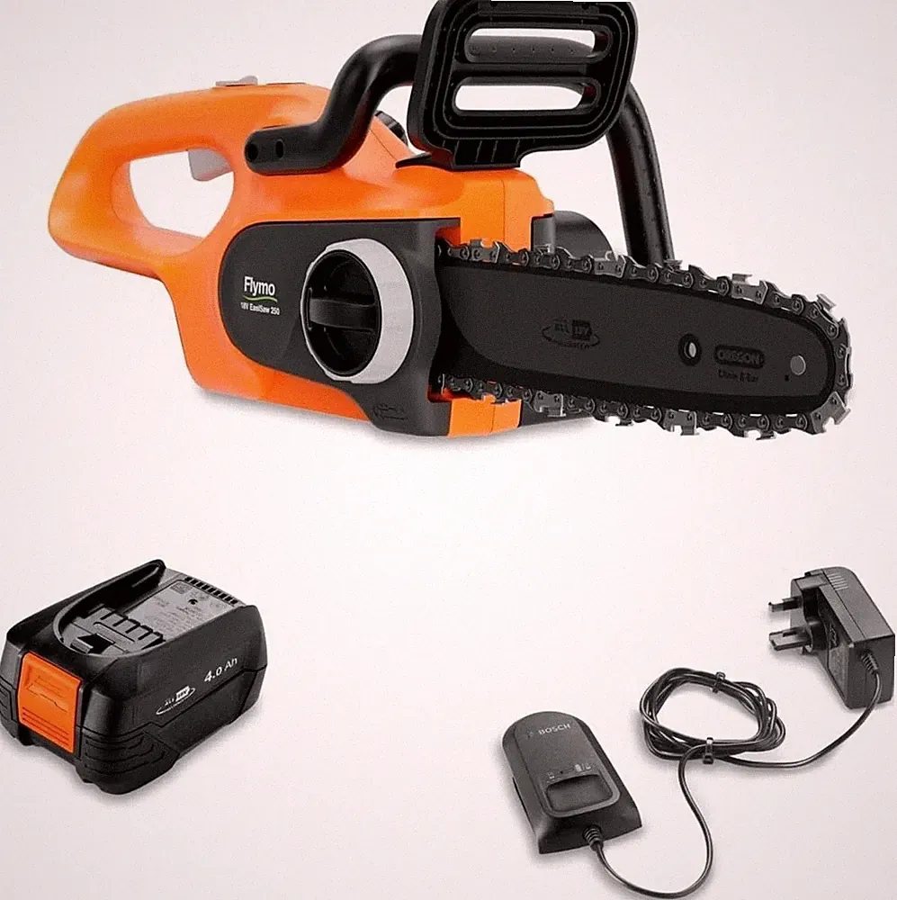 Flymo 18V EasiSaw 250 4.0 Akku Kettensäge mit Akku & Ladegerät - Neu