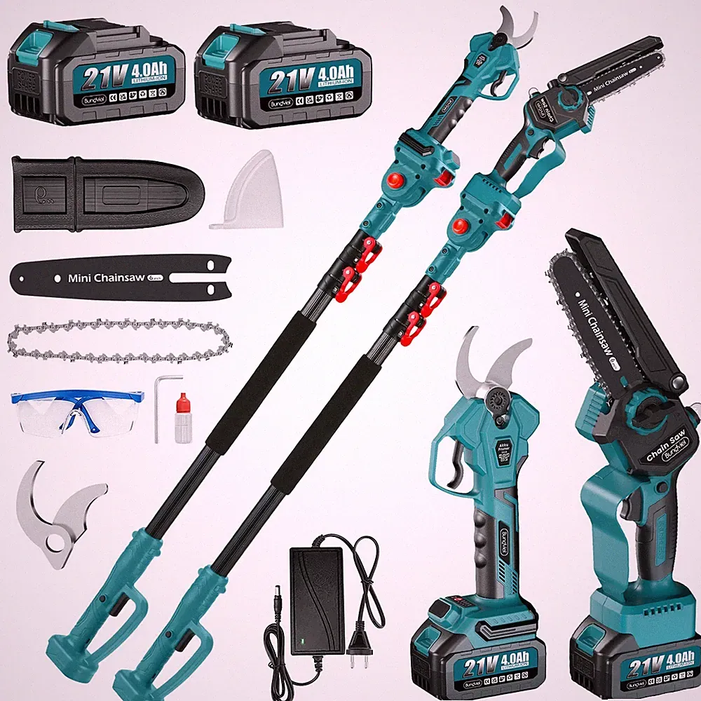 Für Makita 21V Akku Astschere Gartenschere Teleskopisch Kettensäge Hochentaster