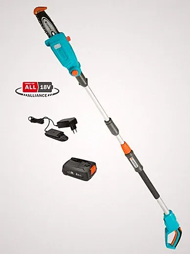 GARDENA AKKU-TELESKOP-HOCHENTASTER KETTENSÄGE TCS 20/18V P4A READY-TO-USE 14770