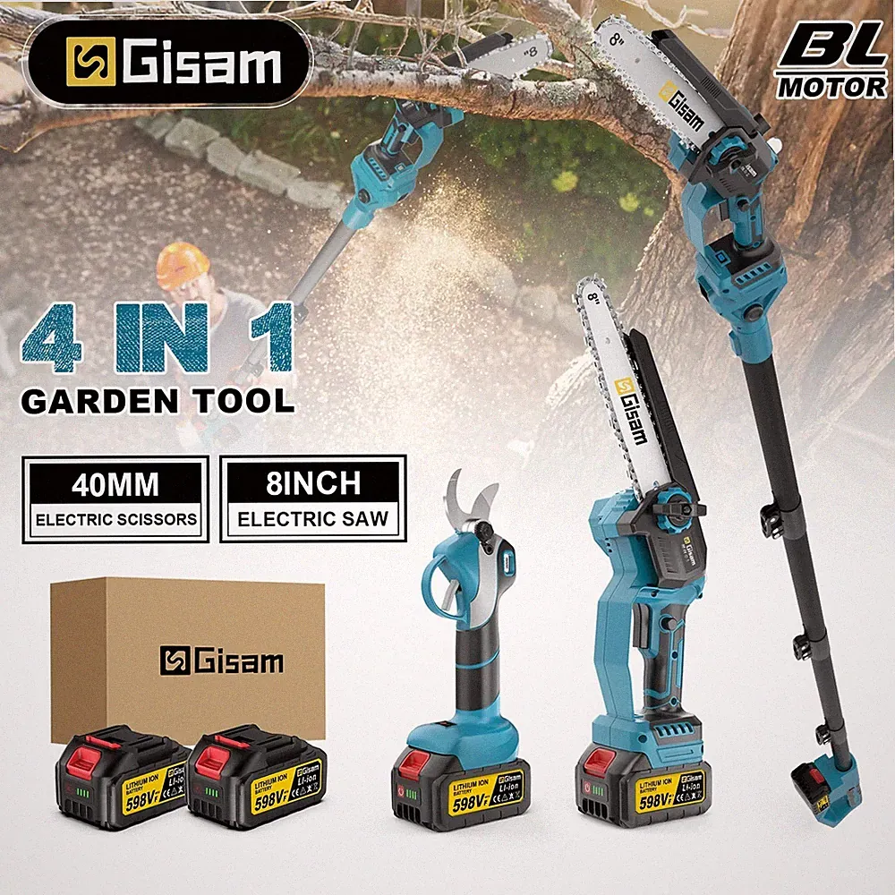 Mini Akku Kettensäge Für Garten Und Schere