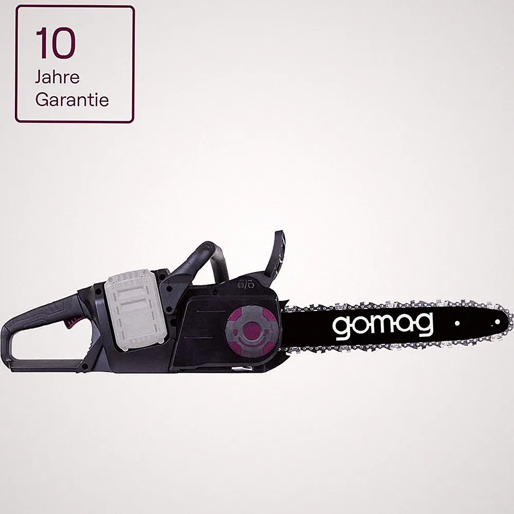 Gomag Akku Kettensäge GO-KS355BLTwin 20V Schnittlänge 33,5cm Schiene 356mm