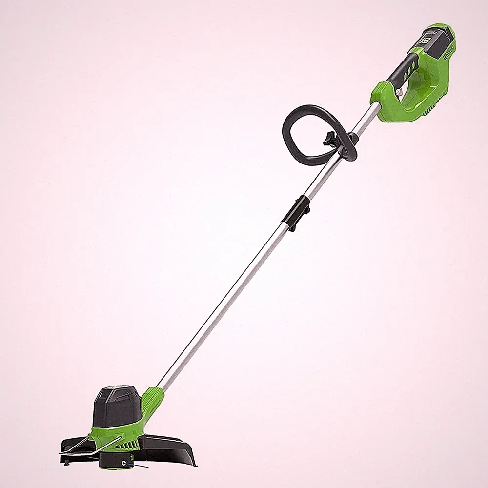 Greenworks 40V Akku-Rasentrimmer für mittlere Gärten, höhenverstellbar, 30 cm