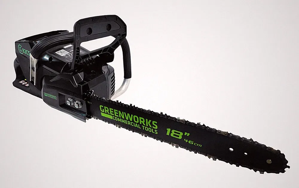 Greenworks 82 V Akku-Kettensäge GC82CS 46cm im Koffer passend zu Powerworks