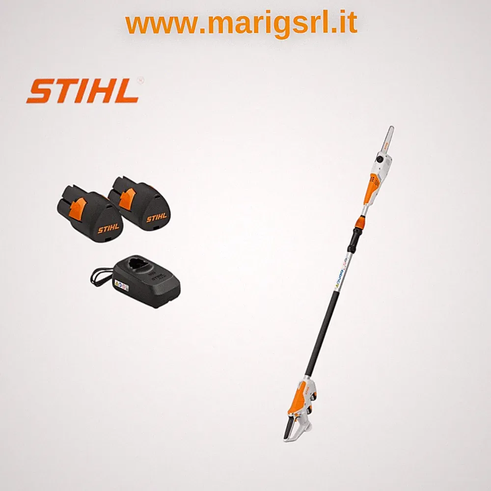HTA 30 STIHL Teleskop-Trimmer 2,8m mit 2 Akkus AS 2 21V Stange 20cm