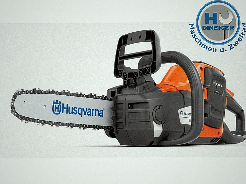 akku kettensäge husqvarna mit akku und ladegerät