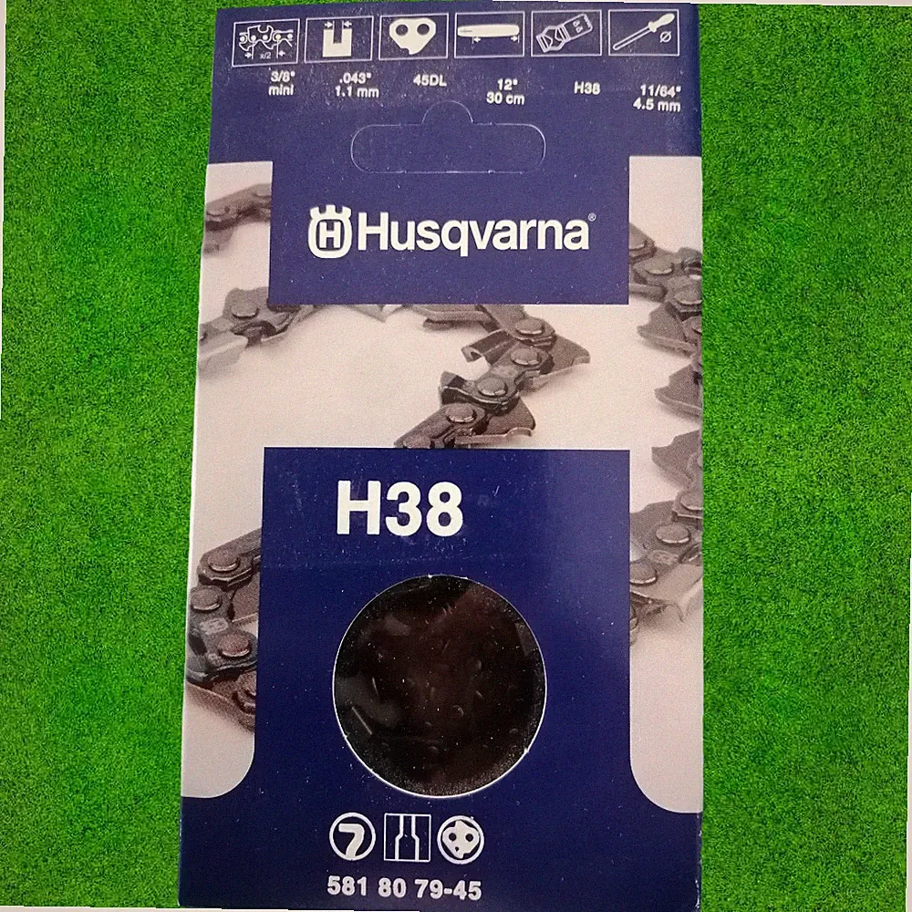 Husqvarna Sägekette für Akku Motorsäge Kettensäge H38 Halbmeißel 3/8” mini 1.1mm