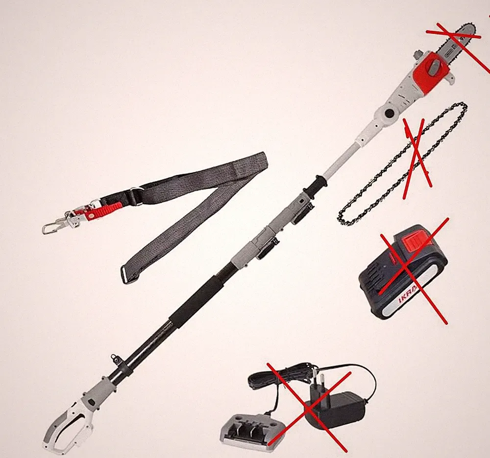 IKRA ICPS 2020 Akku Teleskopschneider, 20 cm Klingenlänge, 4 m Reichweite