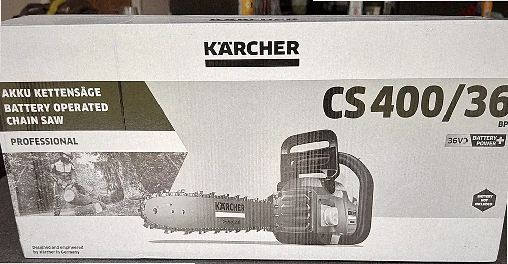 Kärcher CS 400/36 BP 36V Akku Kettensäge 40cm Stab grau/schwarz nur Werkzeug