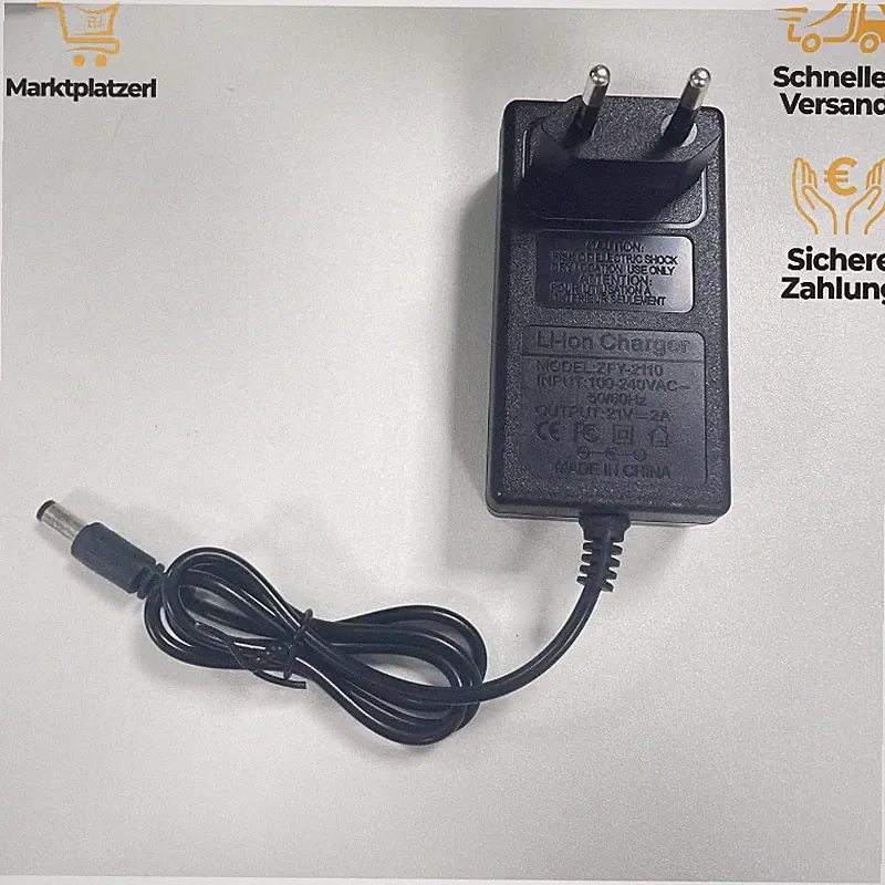 Ladegerät 21V Lithium-Akku für Kabellose Gartenschere Mini-Kettensäge Zubehör