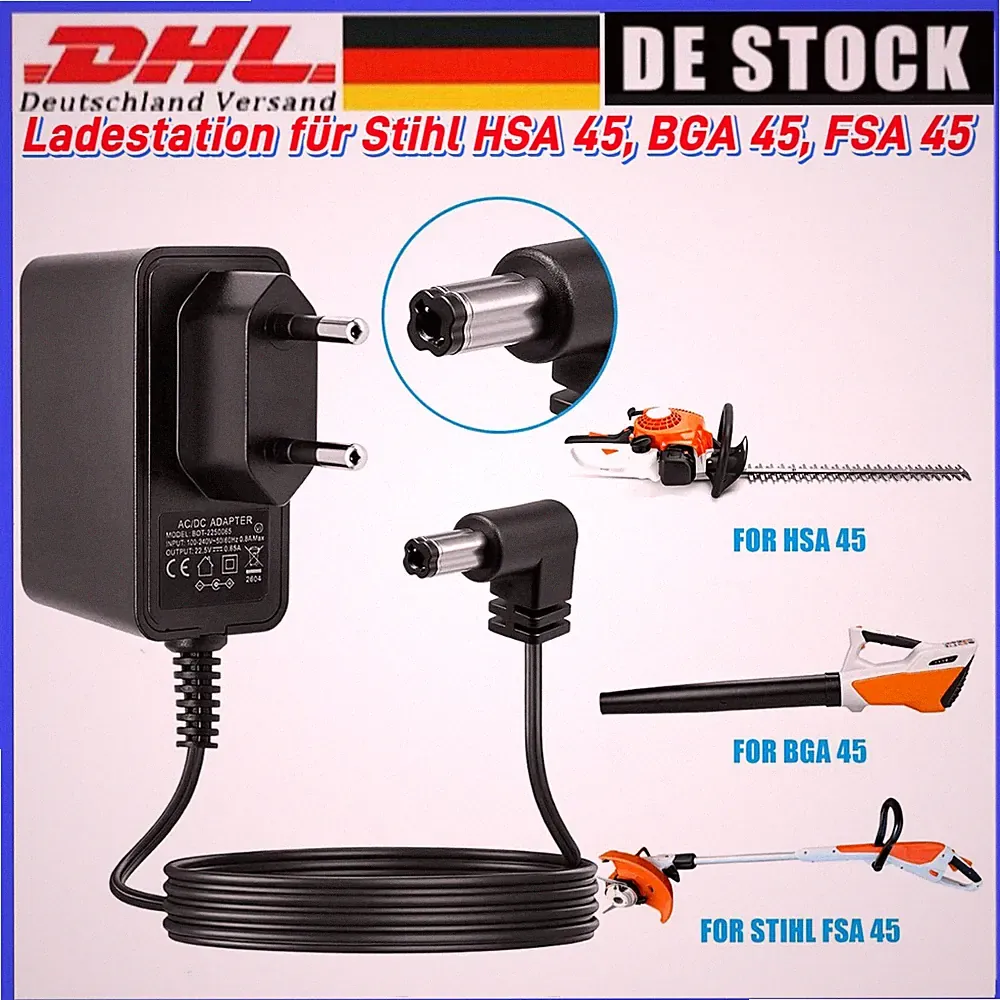 Ladegerät für Stihl HSA 45/BGA 45/FSA 45/LK 45 22,5V Kompatibel mit 45114005603