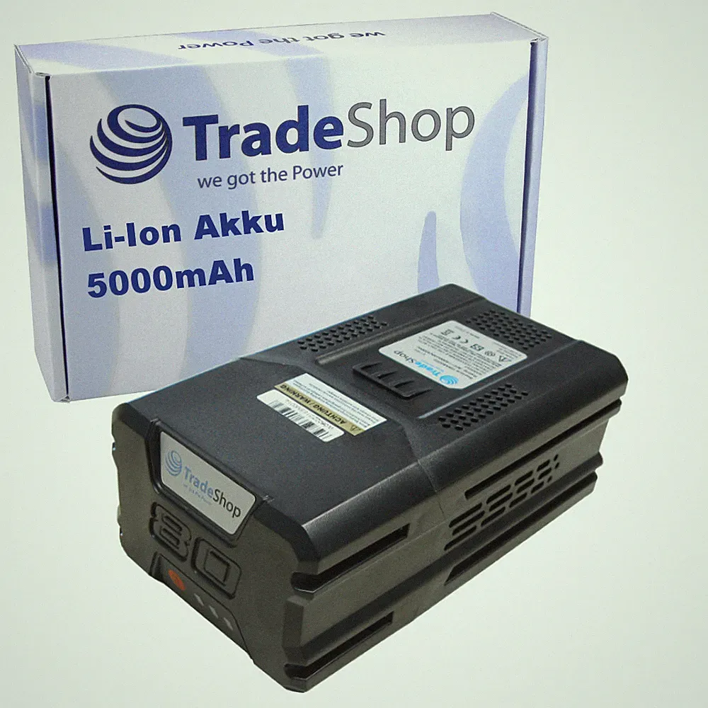 Li-Ion Akku 80V 5Ah kompatibel mit Greenworks Kettensäge GD80CS50 G80B4 2901307