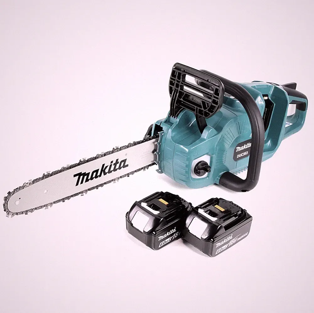 Makita DUC 353 G2 Akku Kettensäge 36 V (2 x 18 V) Brushless 35 cm mit Kette und