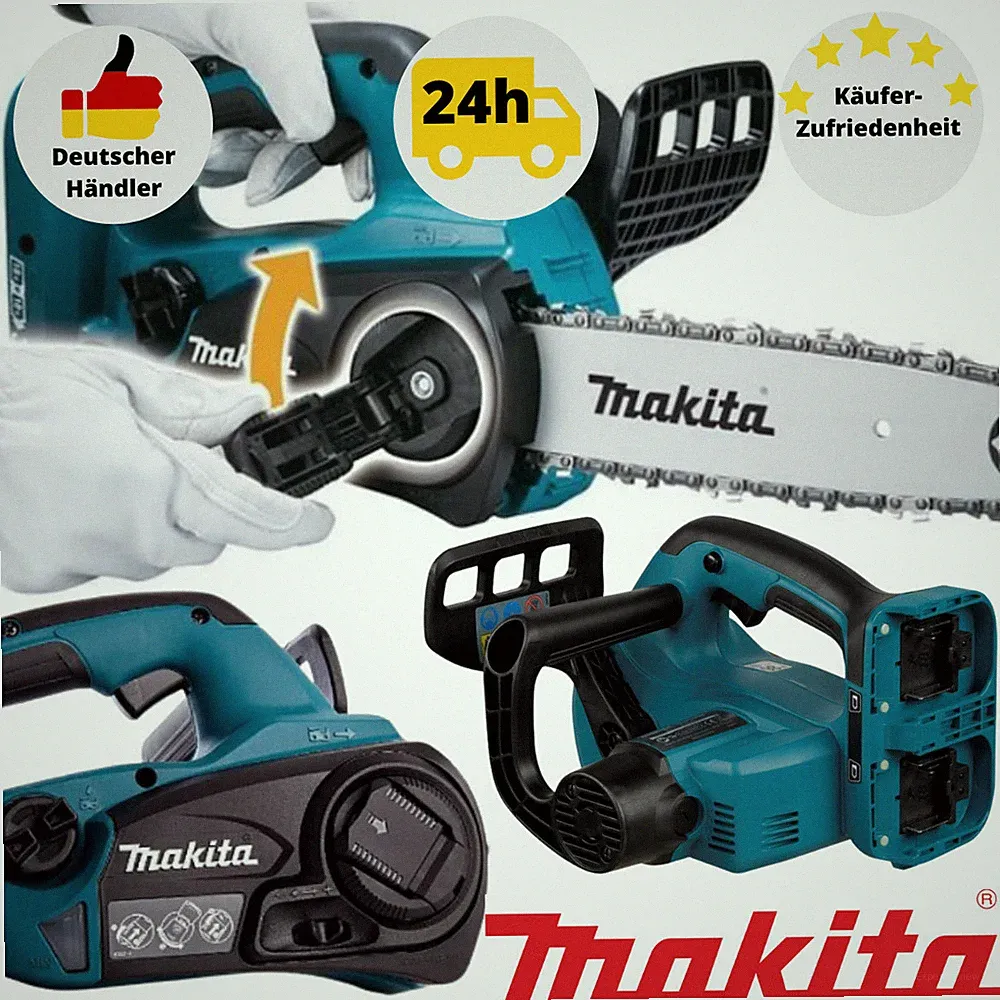 Makita DUC302Z Akku-Kettensäge Sologerät 2x18V Kettensäge inkl. Sägekette 30cm