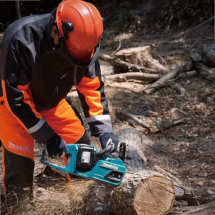 Makita DUC355 BL Motor 36V 2x5,0Ah Akku Doppelladegerät Bediengerät Kettensäge komplett