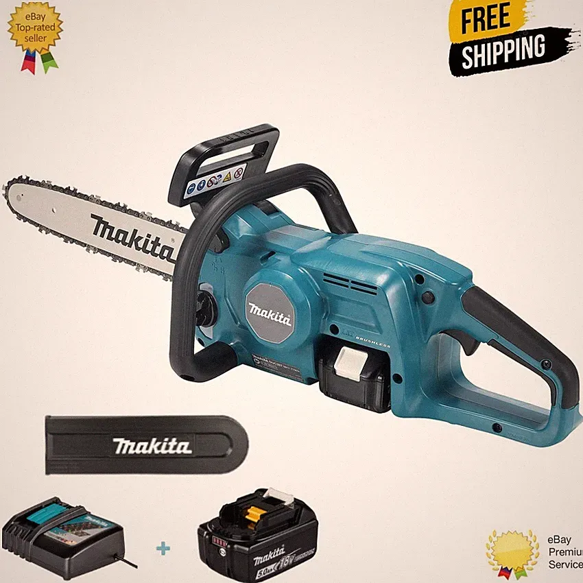 Makita DUC357RT Kettensäge Akku LXT 18V Brushless 35cm Stab mit Akkus Set