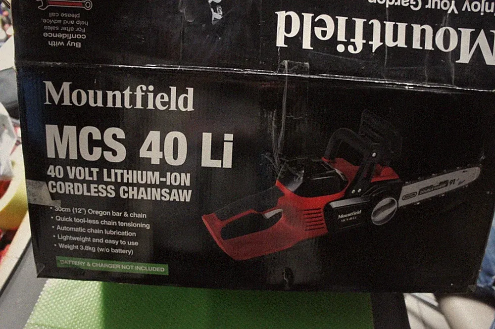 Mounfield MCS 40Li 40V Kettensäge NUR NACKTES GERÄT