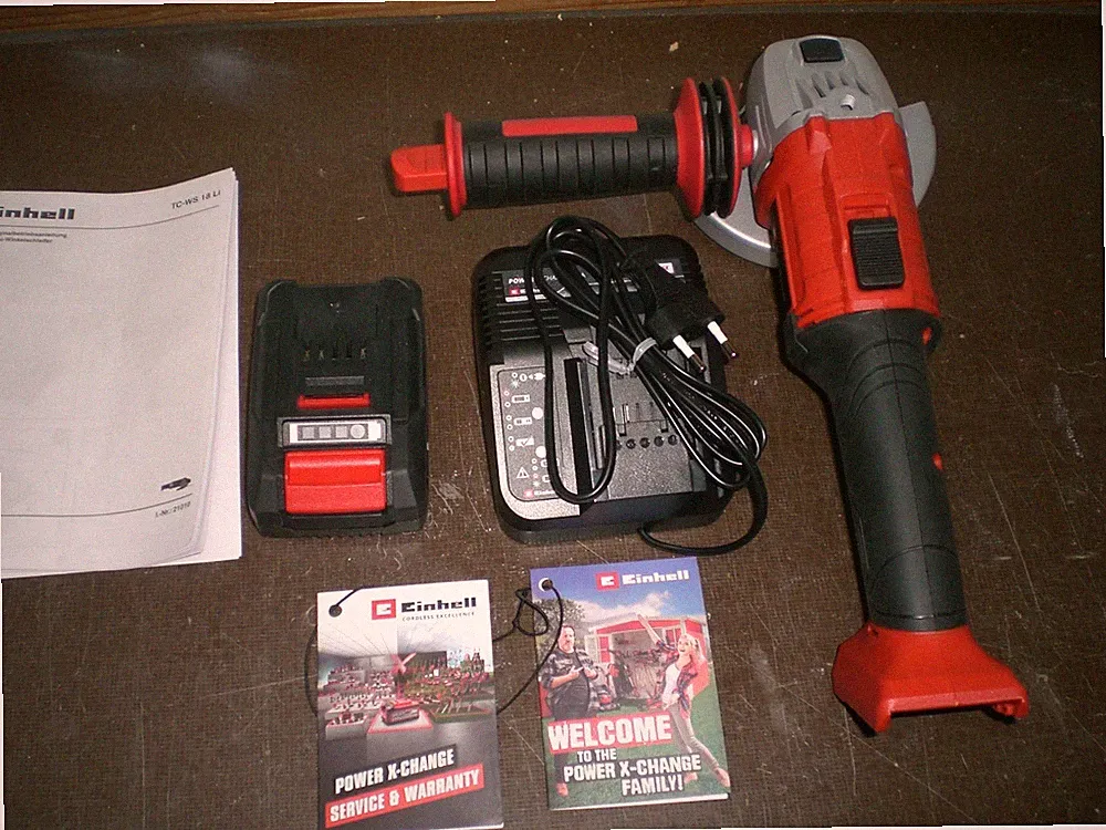 Neuer Einhell Akku Winkelschleifer 18 Volt, 2Ah, OVP, mit Akku und Ladegerät