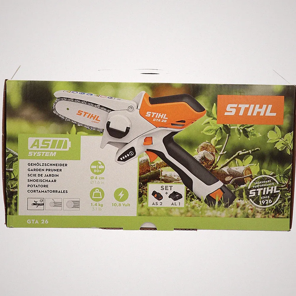 STIHL Akku-Gehölzschneider GTA 26 SET AS 2 und AL 1 Akku GA01 011 6910