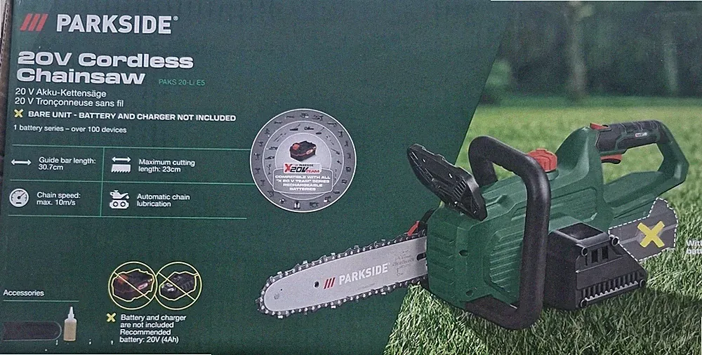 PARKSIDE Kettensäge PAKS20-LiE5 neu