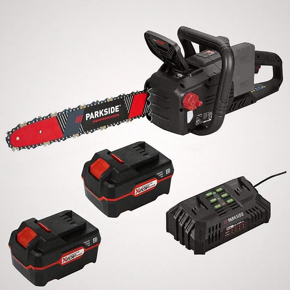 PARKSIDE PERFORMANCE 40V Kettensäge PPKSA 40 Li C3 mit Akku 4.0 Ah und Ladegerät