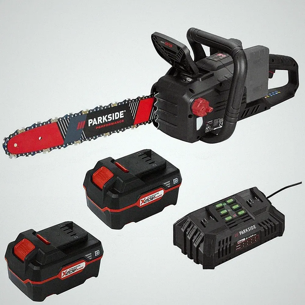 PARKSIDE PERFORMANCE 40V Kettensäge PPKSA 40 Li C3 mit Akku 4.0 Ah und Ladegerät
