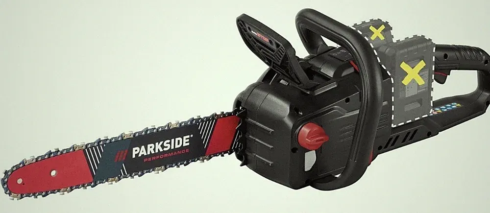 PARKSIDE PERFORMANCE 40V Kettensäge PPKSA 40 Li C3 Säge ohne Akku u. Ladegerät