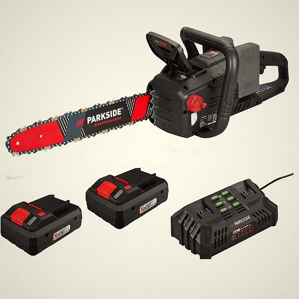 PARKSIDE PERFORMANCE 40V Kettensäge PPKSA 40 Li C3 Smart Akku 4.0 Ah + Ladegerät