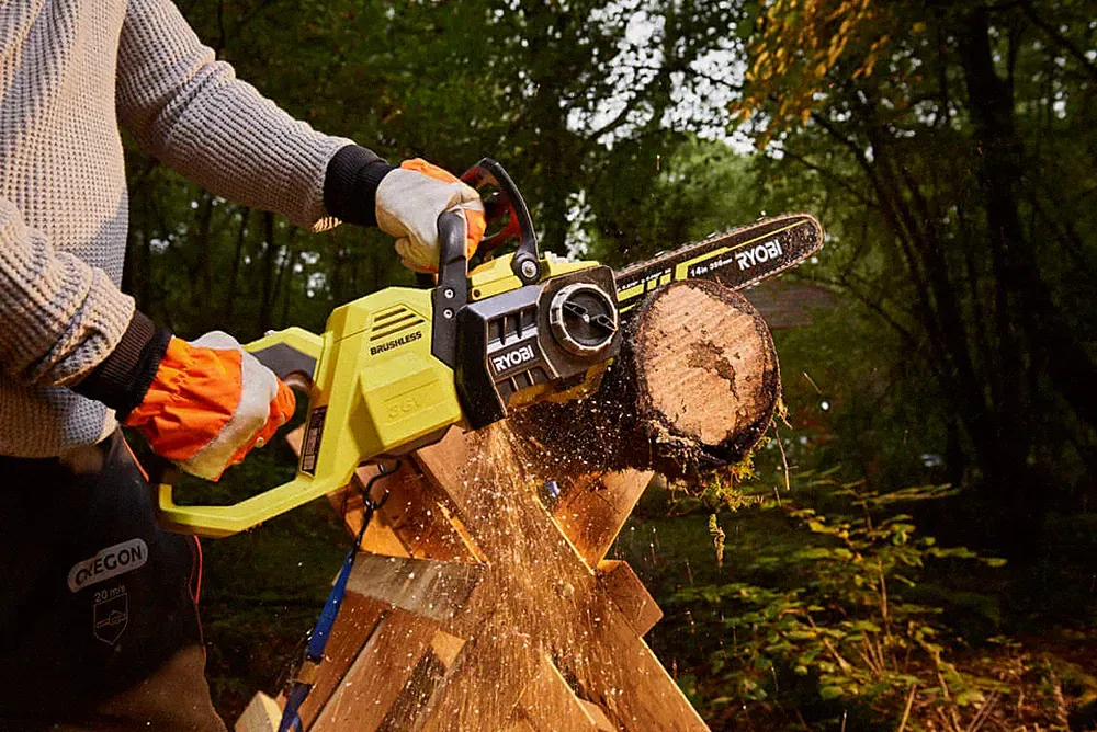 Ryobi 36V Akku Kettensäge RY36CSX35A-0 Brushless ohne Akku und Ladegerät