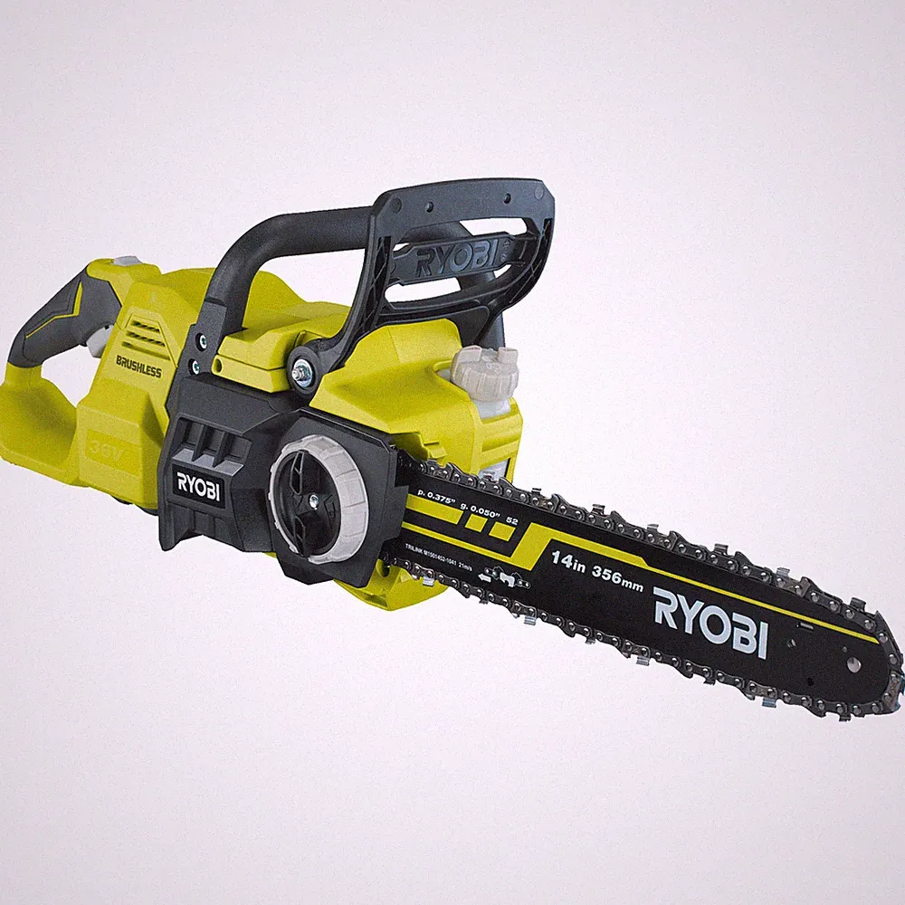 Ryobi MAX POWER Akku-Kettensäge RY36CSX35A-0, 36Volt, grün