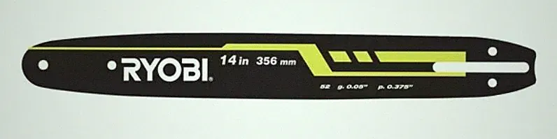 Ryobi RAC213 Kettensägenschwert für Elektro-Kettensägen, 35 cm 5132002575
