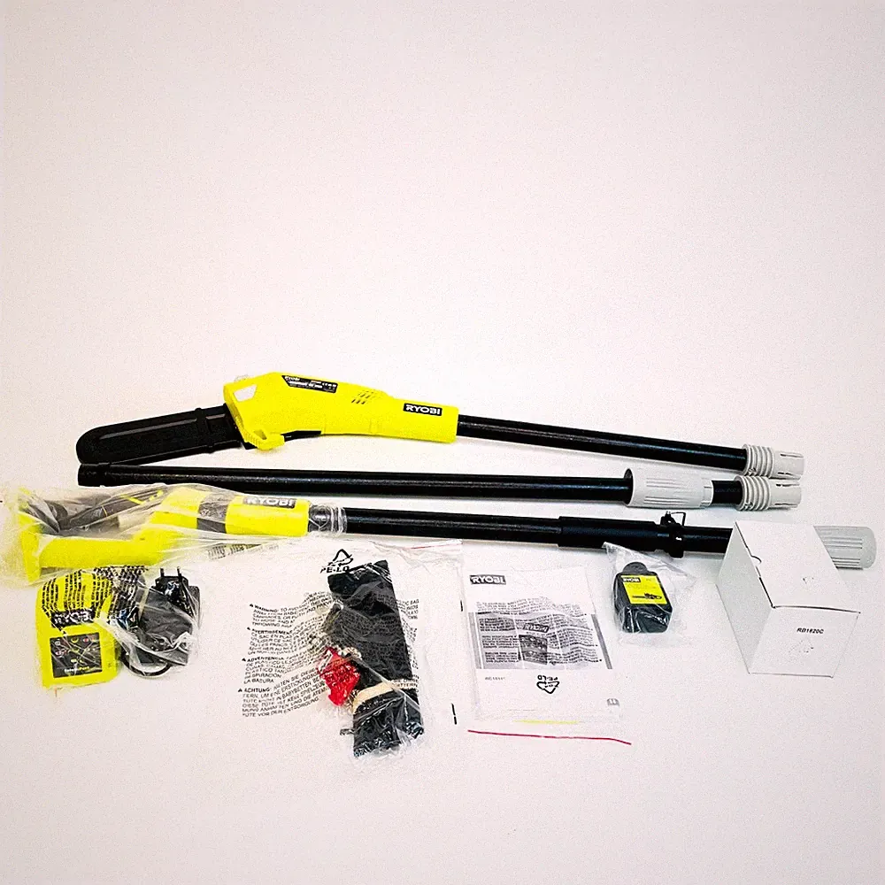 Ryobi RPP182020, Akku-Hochentaster auf Schaft, 18 V, 2 Ah, 20 cm Schwert
