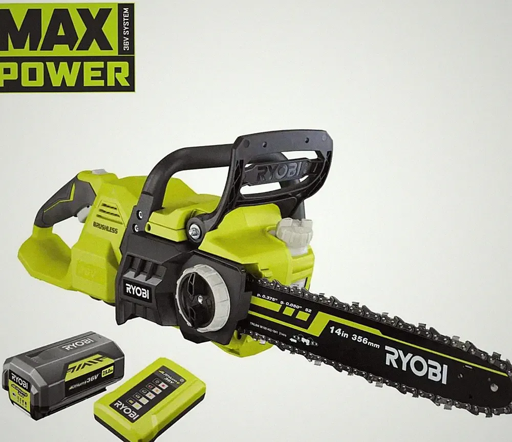 RYOBI RY36CSX35A-150 36V Akku-Kettensäge mit Akku & Ladegerät | Motorsäge NEU