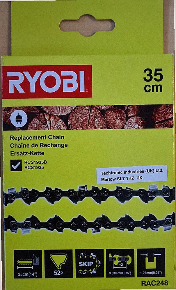 Ryobi SÄGEKETTE FÜR ELEKTRO-KETTENSÄGE, 35 CM,für RCS1835 und RCS1935