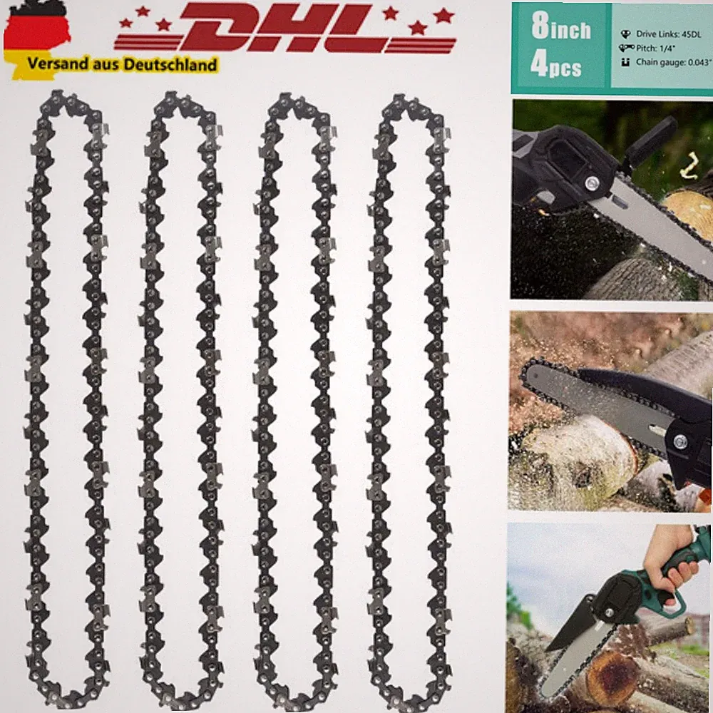 Sägeketten 8 Zoll Ersatzkette Für Mit Allen 8 Zoll Mini Elektro Akku-Kettensägen
