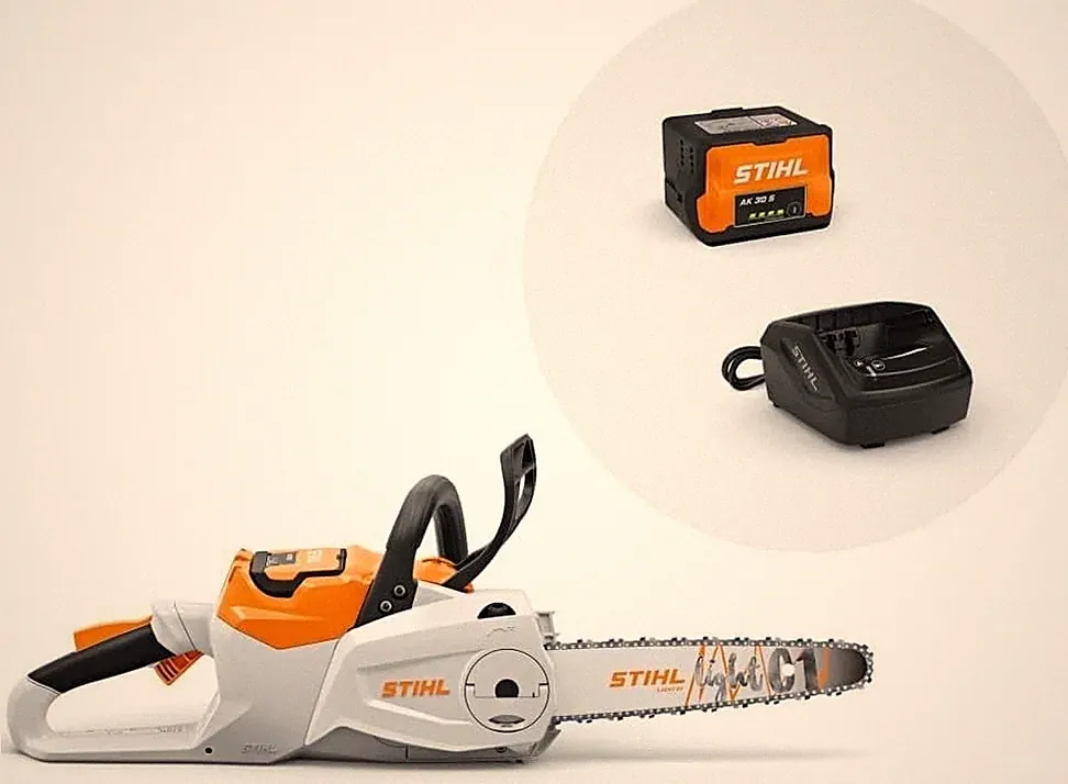 Stihl Akku Kettensäge MSA 80C im SET inkl. Akku AK30 und Ladegerät AL101