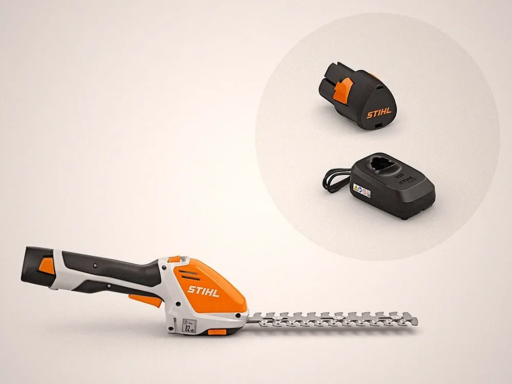 STIHL Akku Strauchschere / mit Akku AS 2 + Ladegerät ALS 31 / HA030113521