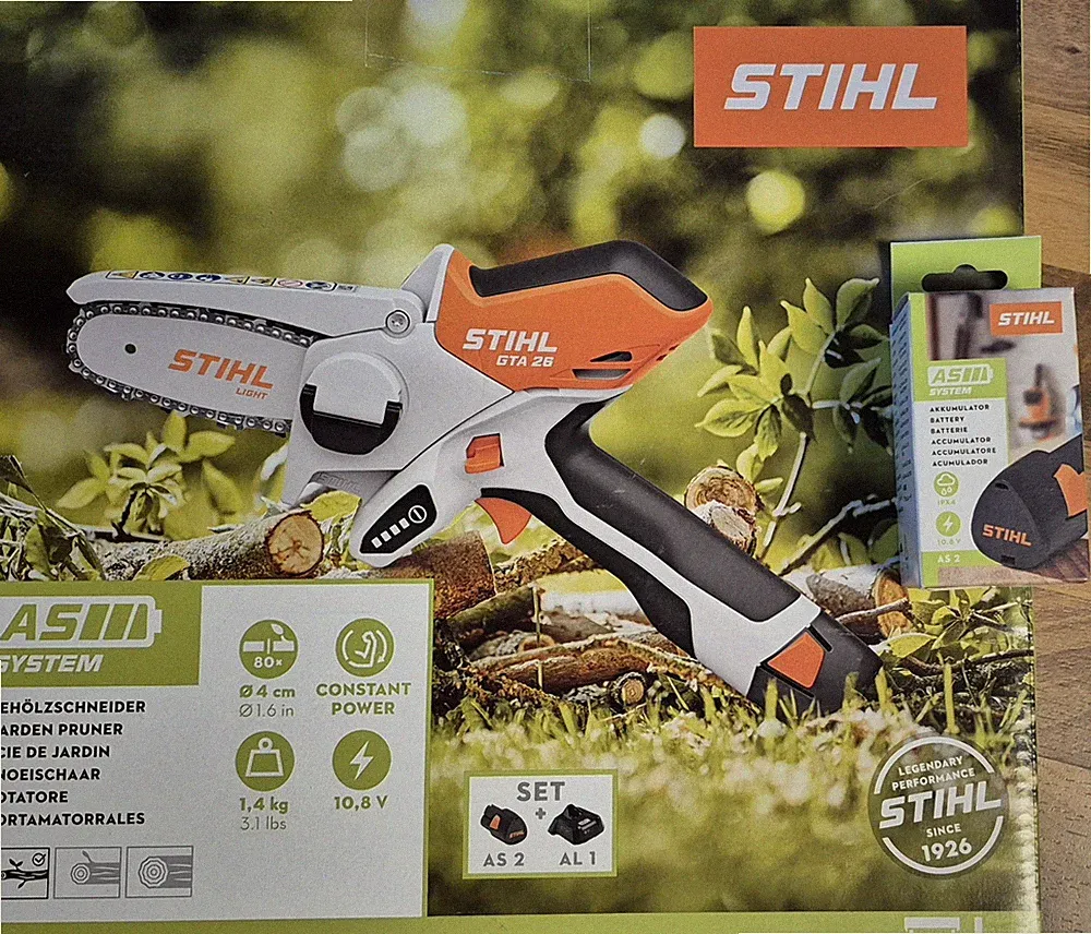 Stihl Gehölzschneider GTA 26 Inkl Extra Akku
