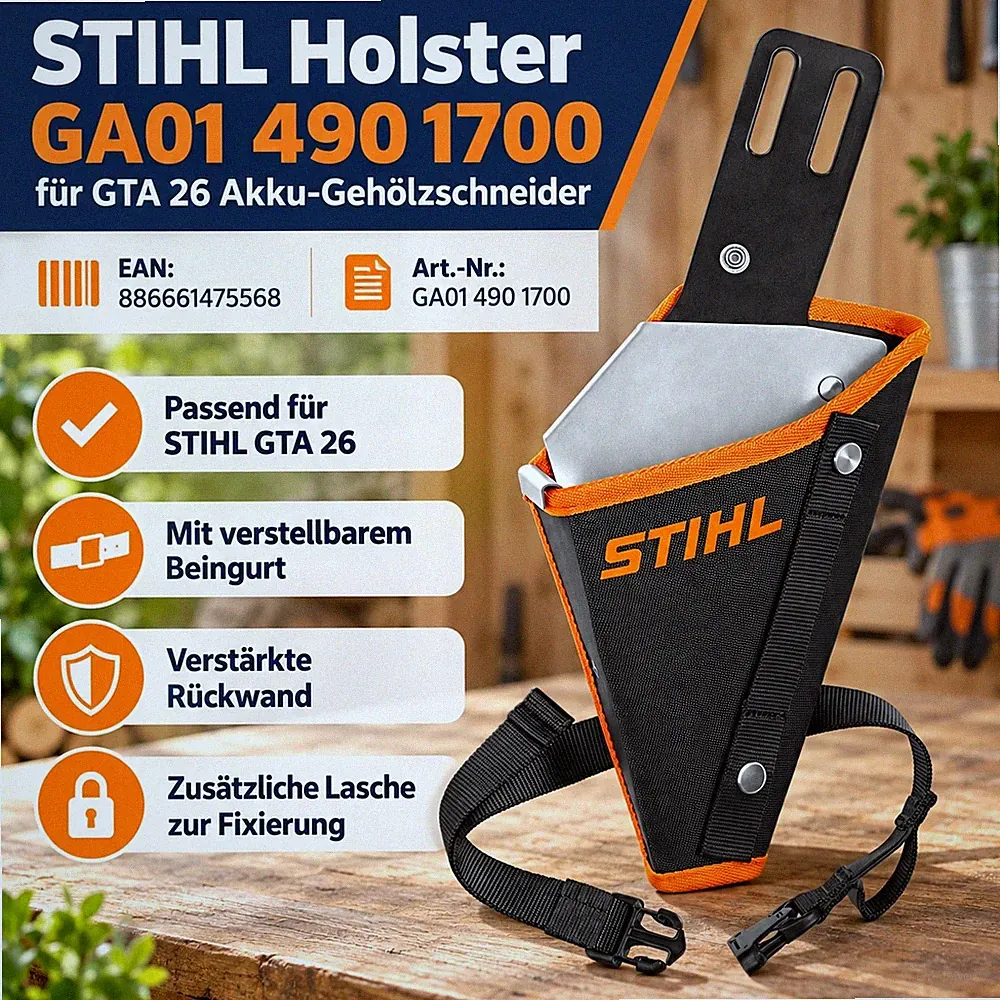 STIHL Holster GA01 490 1700 Kettensägentasche für GTA 26 Akku-Gehölzschneider