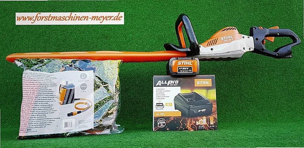 Stihl HSA 94 R mit Tragesystem + AP 300 S + AL 301 NEU Akku Heckenschere 3830