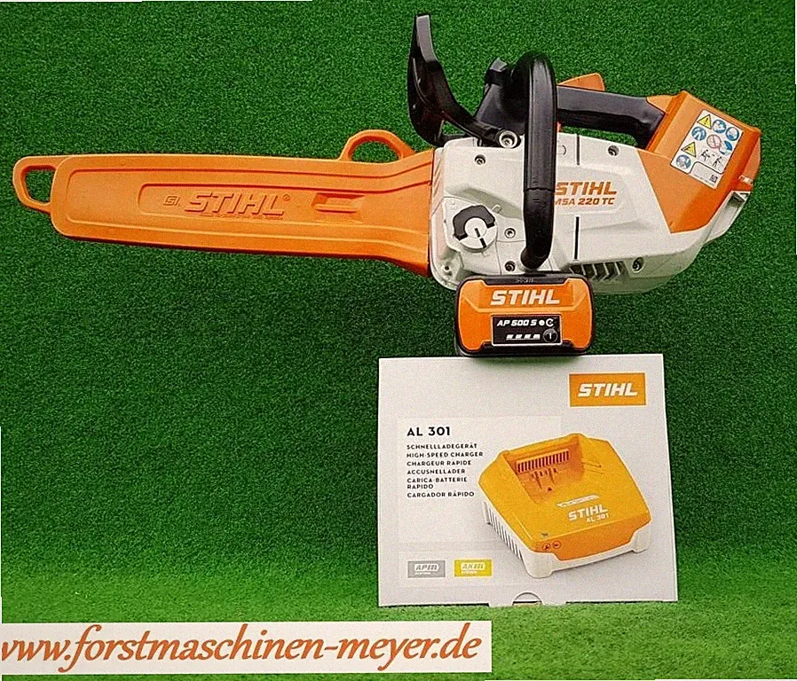 Stihl MSA 220 TC aus 2023 + AP 500 S AL 301 Akku Motorsäge Kettensäge 6604
