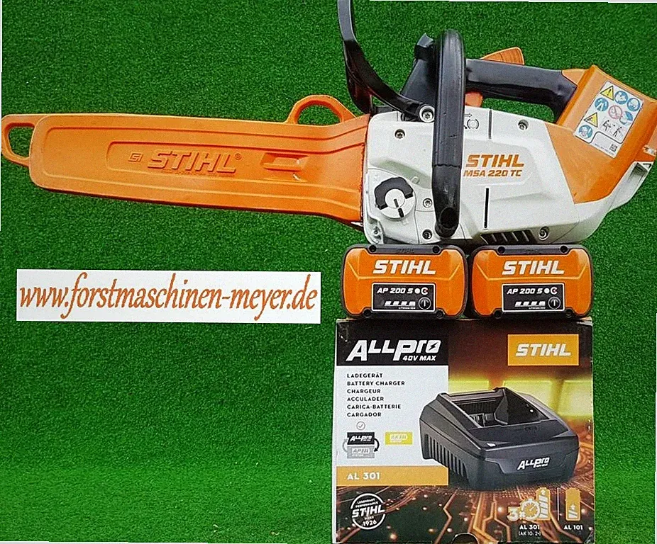 Stihl MSA 220 TC-O + 2 x AP 200 S mit AL 301 Akku Motorsäge Kettensäge 6954