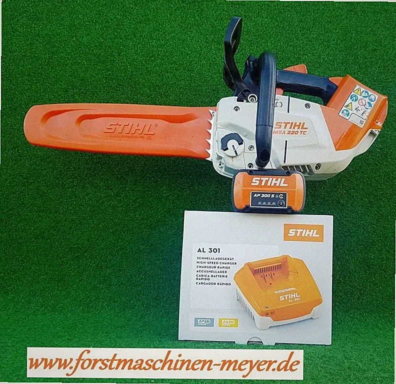 Stihl MSA 220 TC-O + AP 300 S u. AL 301 aus 09/2023 Akku Motorsäge Kettensäge